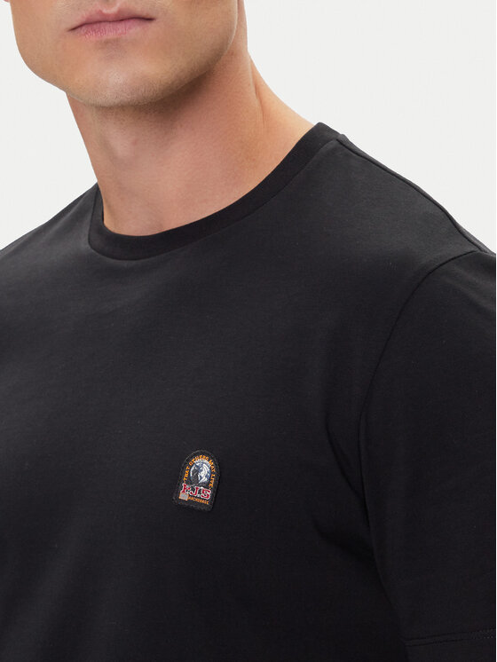 Parajumpers Parajumpers T-shirt Patch 25WMPMTSEY29 Crna Regular Fit