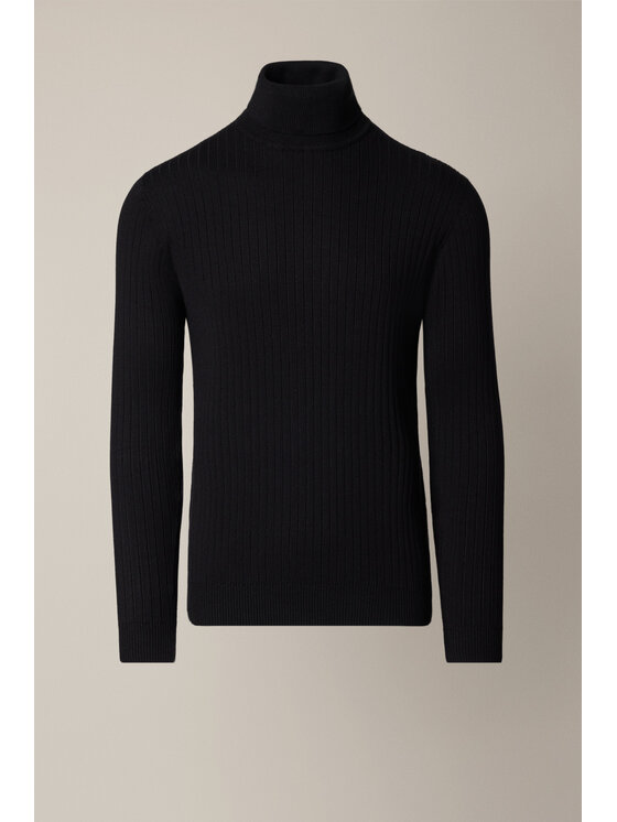 Lancerto Lancerto Sweter Vorn SW073225000084 Czarny Regular Fit