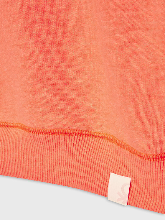 United Colors Of Benetton United Colors Of Benetton Felpa 3UHRC10BB Arancione Regular Fit