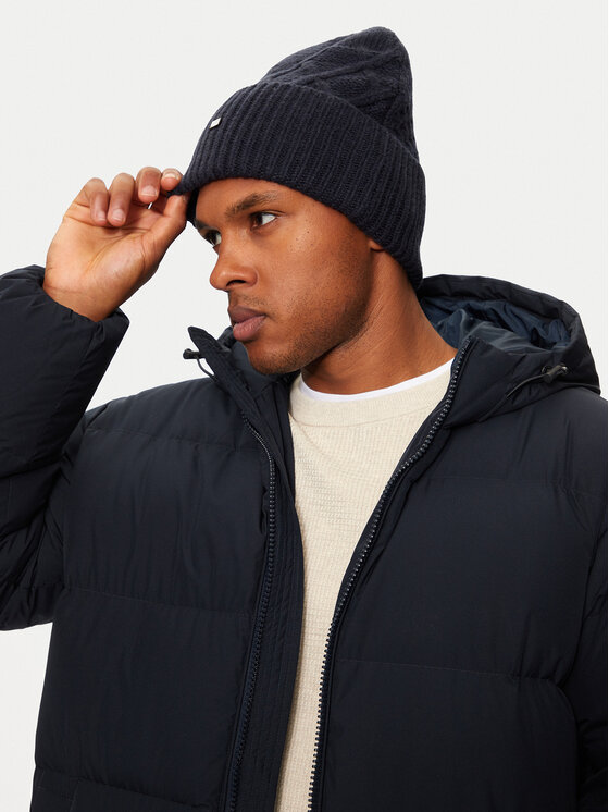 Căciulă Tommy Hilfiger Flag Cable AM0AM12810 Bleumarin
