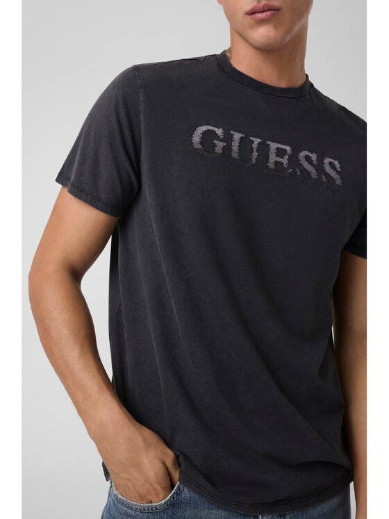 Guess Guess T-Shirt 184970 Černá Classic Fit