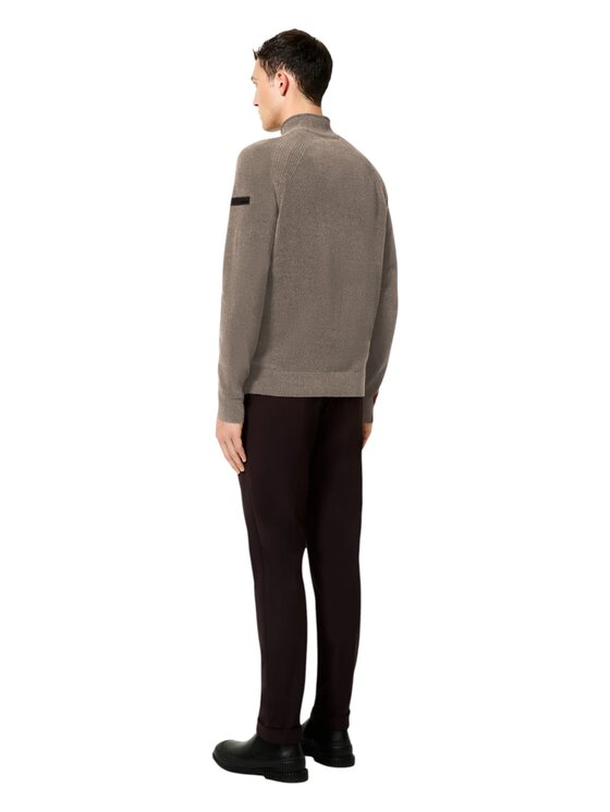 RRD RRD Maglione q-dav-59483 Marrone Regular Fit