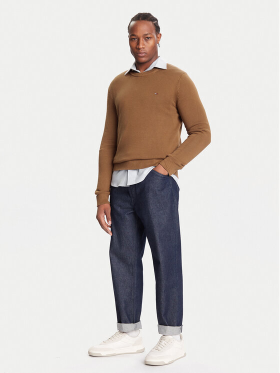 Tommy Jeans Tommy Jeans Pullover DM0DM21787 Braun Regular Fit
