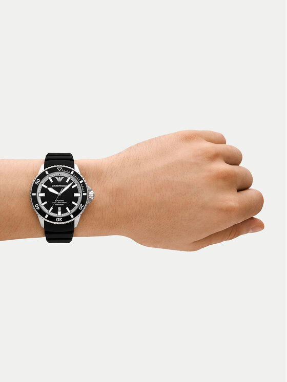 Emporio Armani Emporio Armani Hodinky Sea Explorer AR60078 Černá