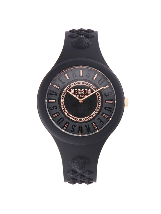 Montre versus best sale versace noir