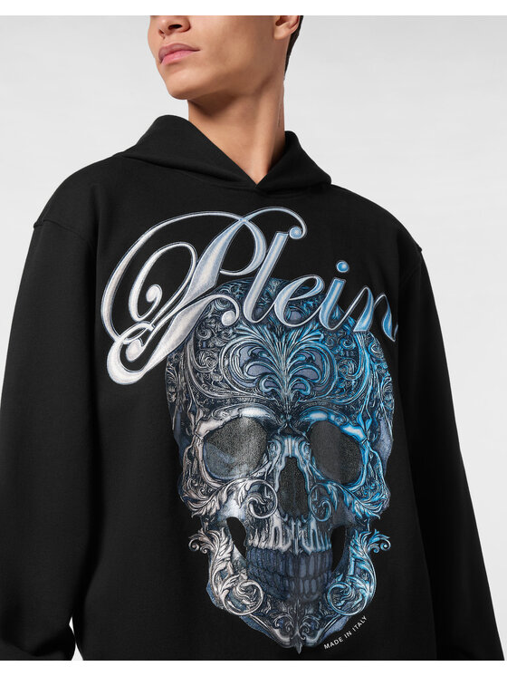 PHILIPP PLEIN PHILIPP PLEIN Bluza 26931 Czarny Regular Fit