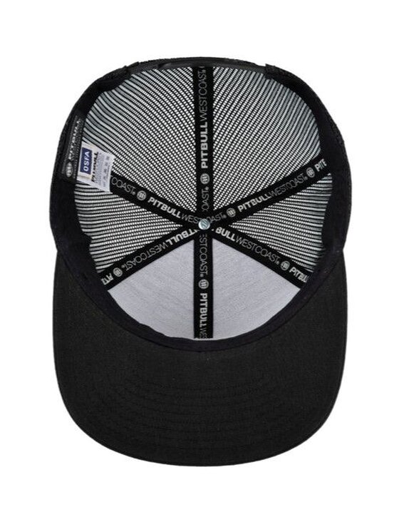 PITBULL PITBULL Czapka z daszkiem Czapka Snapback Flat Mesh DOGS uniwersalny Czarny