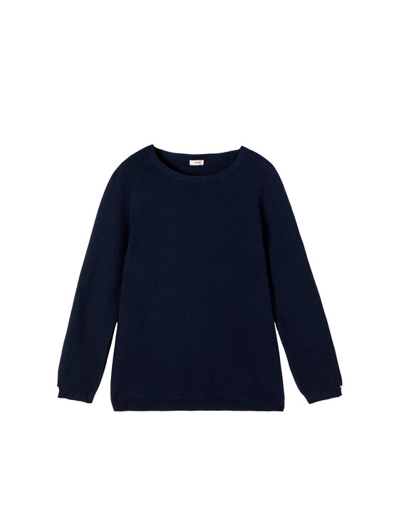 Oltre Oltre Sweter M139J005447N034 Niebieski Regular Fit