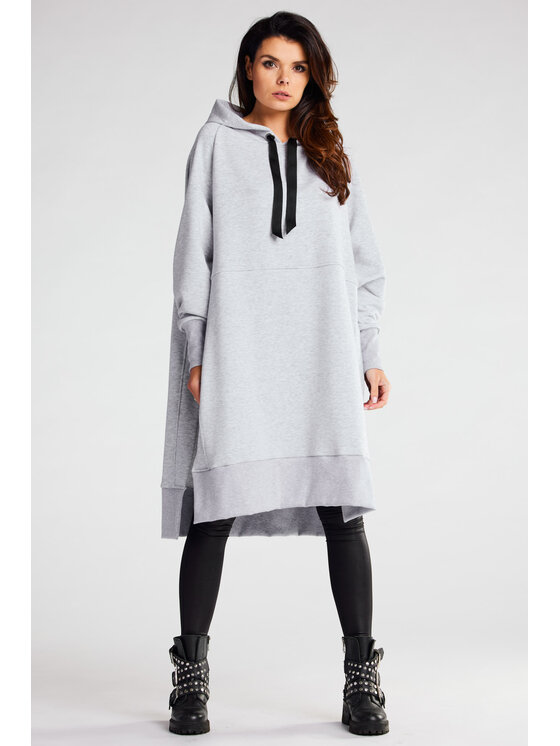 Infinite You Infinite You Felpa M279 Grigio Basic Fit