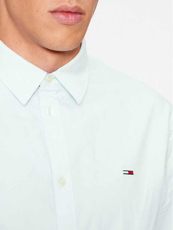 Tommy Jeans Tommy Jeans Srajca Classic Oxford DM0DM15408 Zelena Classic Fit