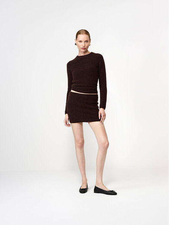 La Mania La Mania Maglione IRIS Marrone Classic Fit