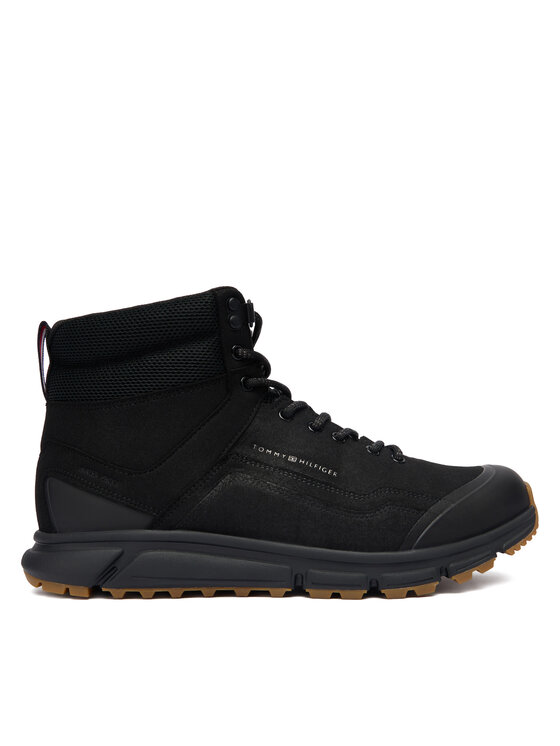 Tommy Hilfiger Tommy Hilfiger Ghete Outdoor Runner Hi Wpm FM0FM05575 Negru