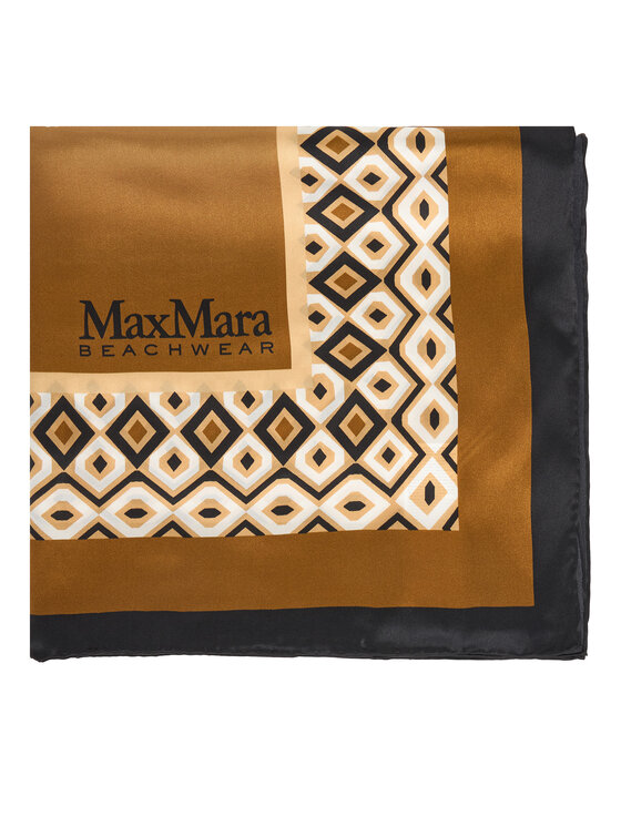 Max Mara Beachwear Max Mara Beachwear Хустка Ottico 2516541019 Коричневий