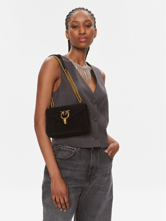 PINKO Pinko Rankinė Cupido Messenger Mini AI 23-24 PLTT 101749 A0F6 Juoda