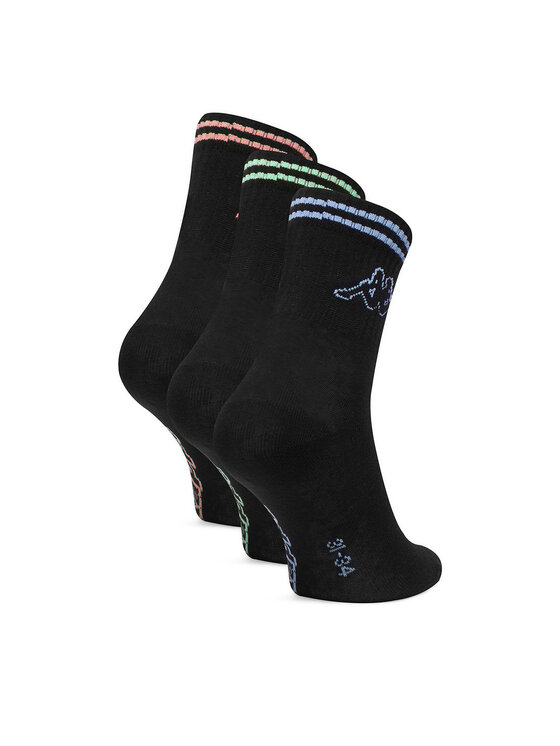 Kappa Kappa Lange Socken CEO_KR_KAPPA_DZ006_W_AW25 Schwarz