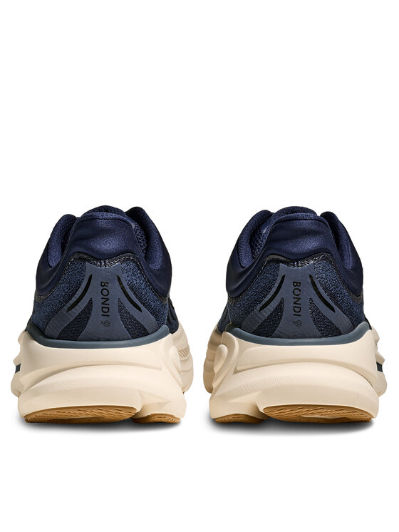 Hoka Hoka Маратонки за бягане Bondi 9 Wide Тъмносин