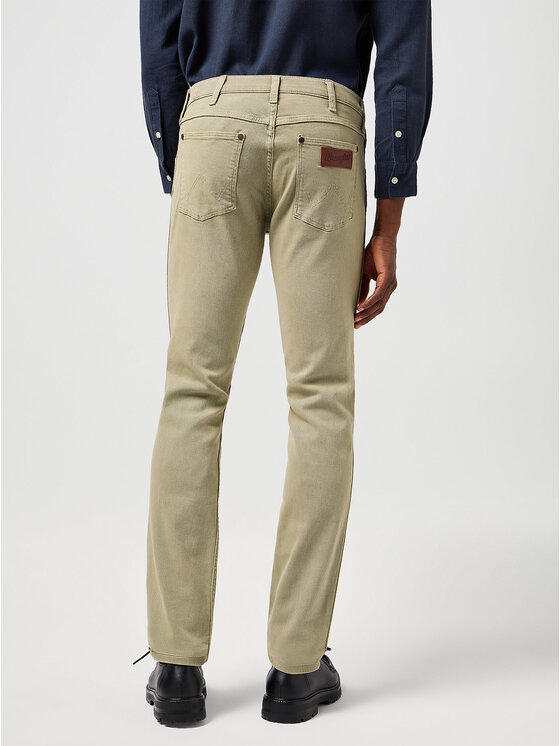 Wrangler Wrangler Spodnie materiałowe GREENSBORO Brązowy Regular Fit