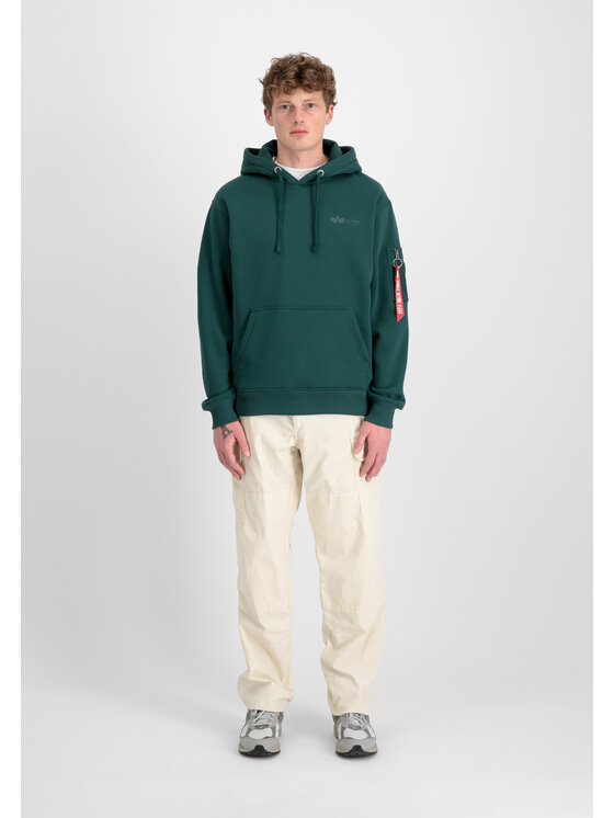 Alpha Industries Alpha Industries Bluza Air Force Hoodie Zielony Regular Fit
