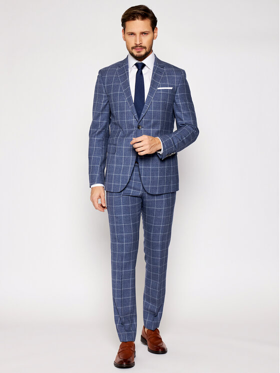 JOOP! JOOP! Costum 17 Js-Herby-Blayr-Str 30026574 Bleumarin Slim Fit