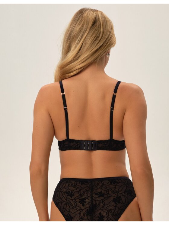 Esotiq Esotiq Biustonosz push-up 41780 Czarny