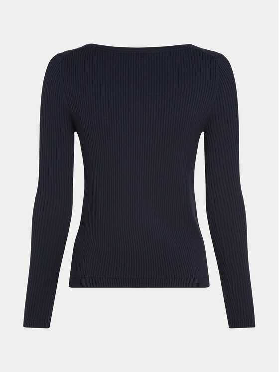Tommy Hilfiger Tommy Hilfiger Kardigāns WW0WW38995 Tumši zils Slim Fit