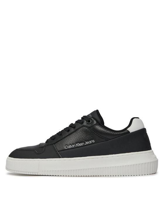 Calvin Klein Jeans Calvin Klein Jeans Sneakersy Chunky Cupsole Low Lth In Sat YM0YM00873 Černá