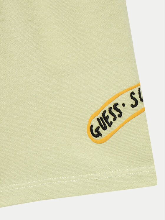 Guess Guess Komplet top i spodenki I4GG20 K8HM3 Biały Regular Fit