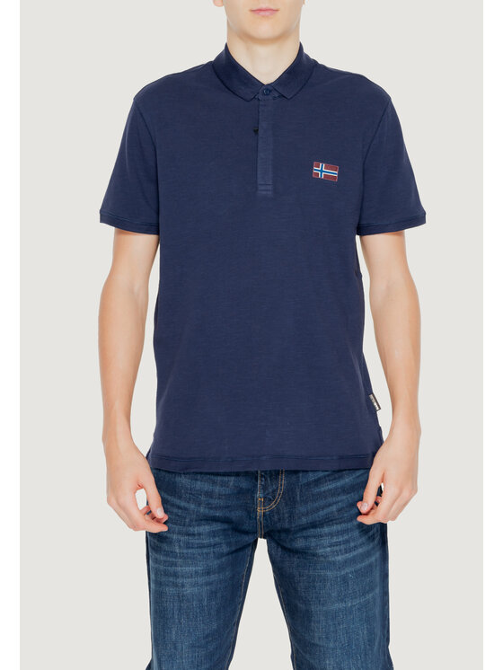 Napapijri Napapijri Polo EBEA 2 Blu Casual Fit