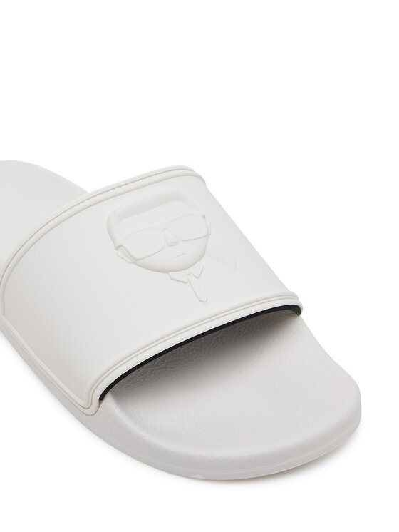 KARL LAGERFELD KARL LAGERFELD Şlapi Kondo KL70009A Alb