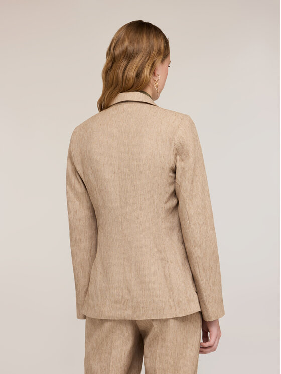 Motivi Motivi Giacca di transizione R022Q001153N002 Crema Regular Fit