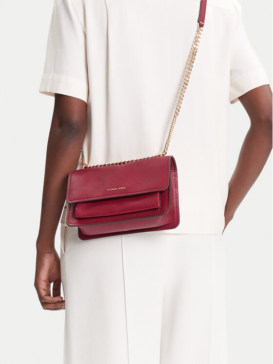 MICHAEL Michael Kors MICHAEL Michael Kors Torbica Claire 30T4GC7L3T Tamnocrvena