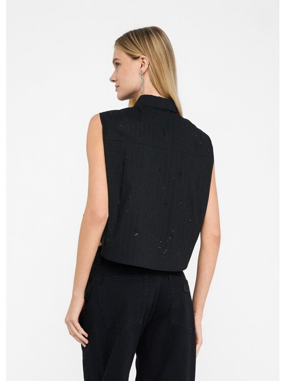 Liu Jo Liu Jo Camicia UF5239T039AM9862 Nero Regular Fit