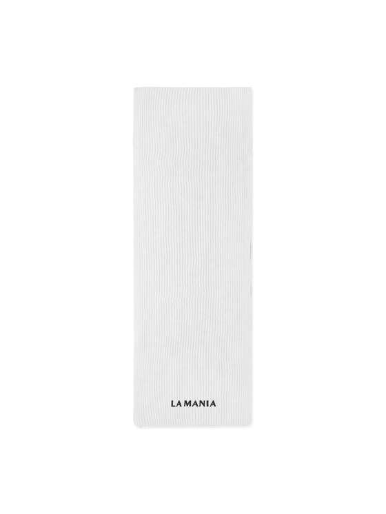 La Mania La Mania Šál MERINOWOOL SCARF 2 Biela