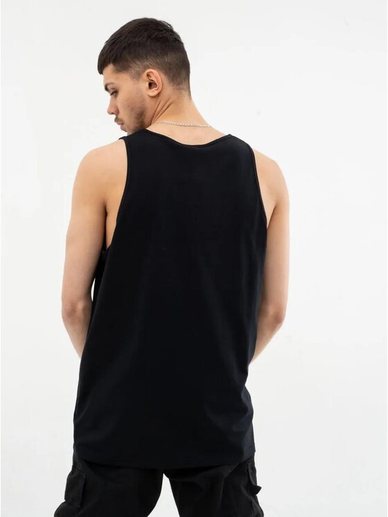 Urban City Urban City Tank top Tank Top Męski Czarny UrbanCity No Logo M Czarny Regular Fit
