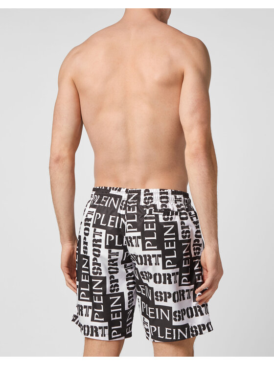 Plein Sport Plein Sport Šortky 1467 Bílá