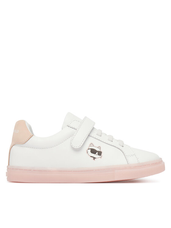 KARL LAGERFELD KARL LAGERFELD Laisvalaikio batai Z31184 S Balta