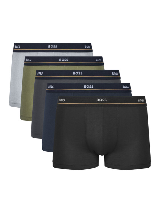 BOSS BOSS Set 5 parov boksaric Essential 50531660 Črna