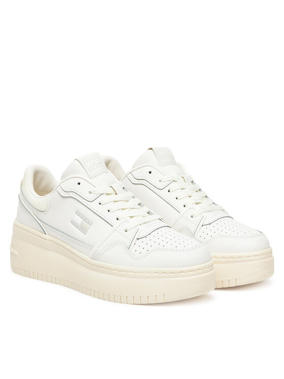 Tommy Jeans Tommy Jeans Сникърси Tjw Retro Basket Flatform EN0EN02840 Екрю