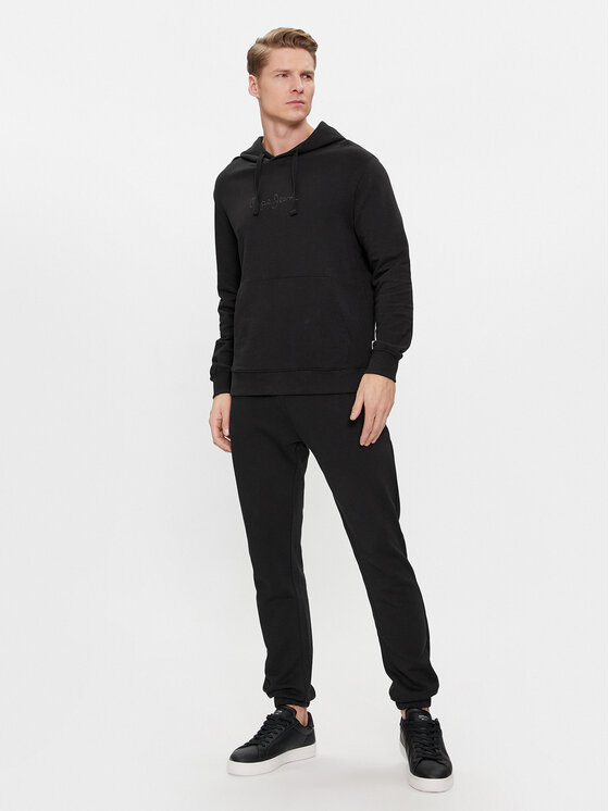 Pepe Jeans Pepe Jeans Felpa Joe Hoodie PM582573 Nero Regular Fit