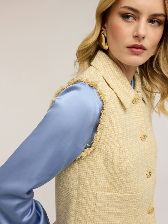 Motivi Motivi Giacca di transizione L007Q000069N018 Giallo Regular Fit