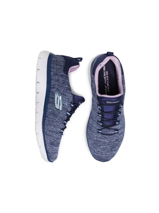 Skechers Skechers Sneakersy 12983-NVPR Granatowy
