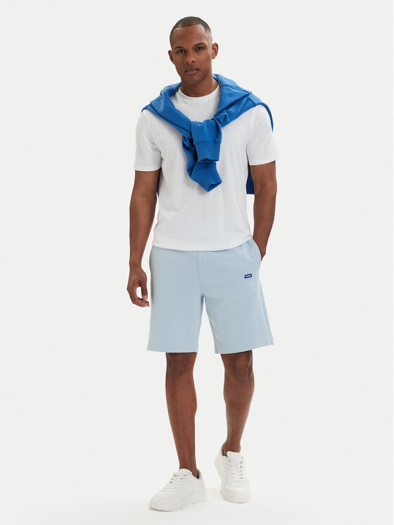 HUGO HUGO Pantaloni scurți sport Nasensio 50522364 Albastru deschis Regular Fit