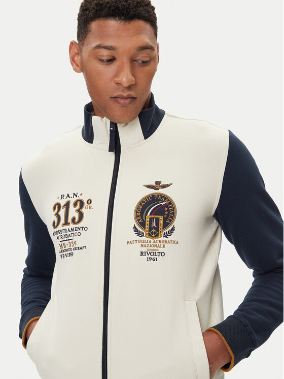 Aeronautica Militare Aeronautica Militare Majica dugih rukava 252FE2062UF00662 Bež Regular Fit