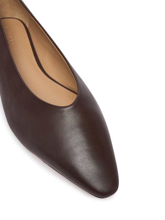 LAUREN RALPH LAUREN LAUREN RALPH LAUREN Balerinos Audri 802P18411005 Tamsiai ruda