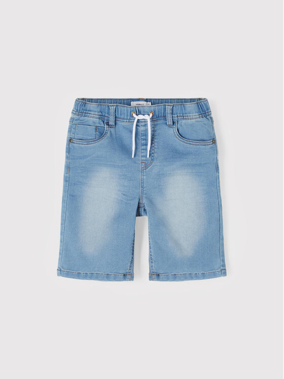 NAME IT NAME IT Szorty jeansowe 13197241 Niebieski Regular Fit