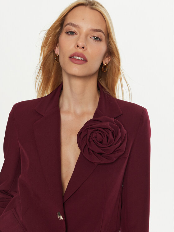 Maryley Maryley Піджак 24IB202/43GI Бордовий Regular Fit