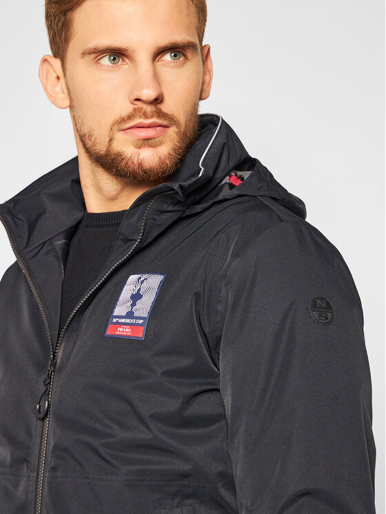 North Sails North Sails Ветроходно яке PRADA Auckland 450116 Черен Regular Fit