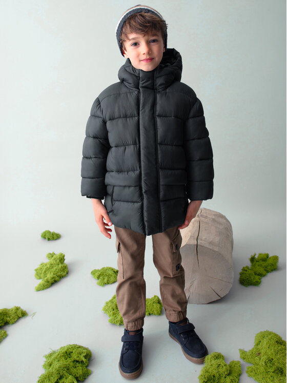 Mayoral Mayoral Зимно яке 4422 Черен Regular Fit