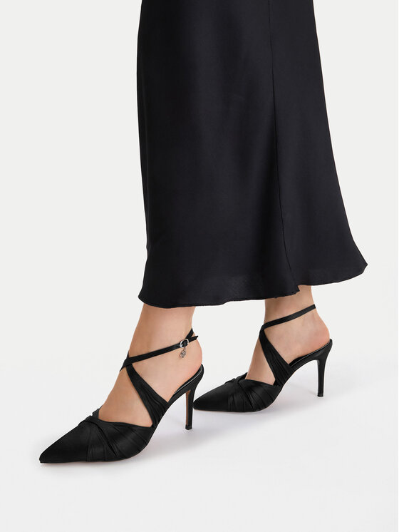 Nine West Pantofi cu toc subțire CEO-259-73 02 Negru