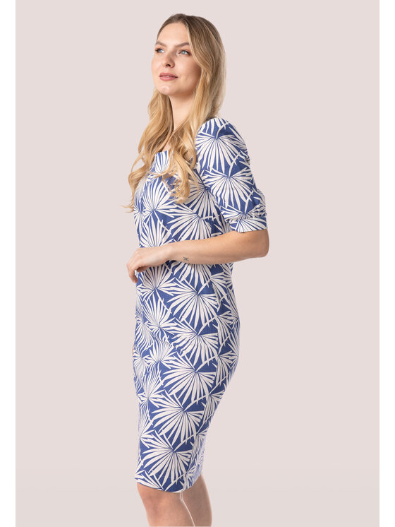 QUIOSQUE QUIOSQUE Každodenné šaty 4LT011 Modrá Regular Fit